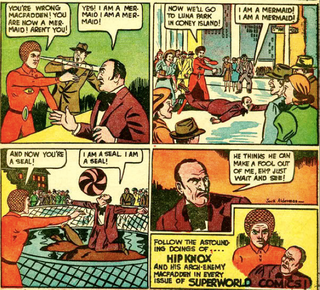 Illustration for article titled 5 reasons why Hip Knox the Super Hypnotist is the worst superhero of all time